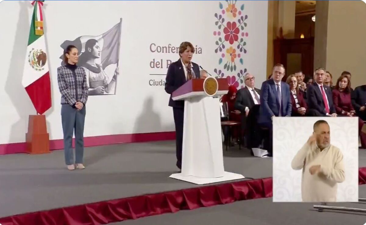 Delfina Gómez Álvarez presenta la estrategia “Polos de Bienestar” en Palacio Nacional  