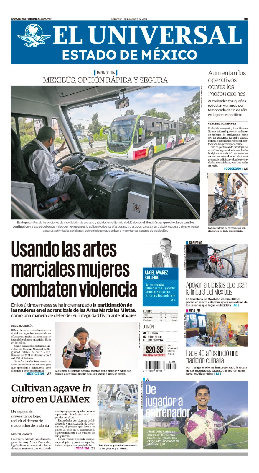 Portada 17 de noviembre del 2024