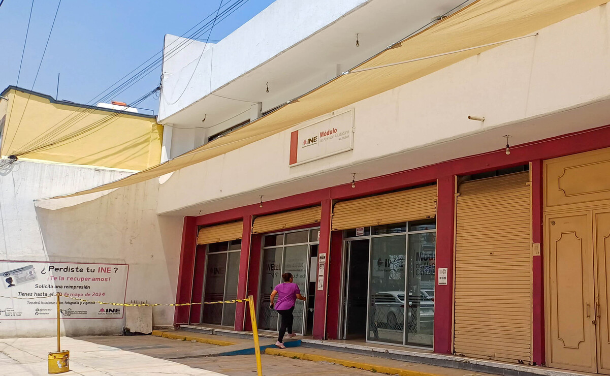 El único trámite activo en los módulos del INE es la reimpresión de plásticos por robo, extravío o deterioro. Foto: Arturo Hernández / El Universal Estado de México