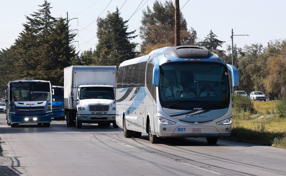 Matrículas visibles en los costados y toldos de los autobuses para prevenir el robo al transporte en carreteras / Fotos: Alejandro Vargas