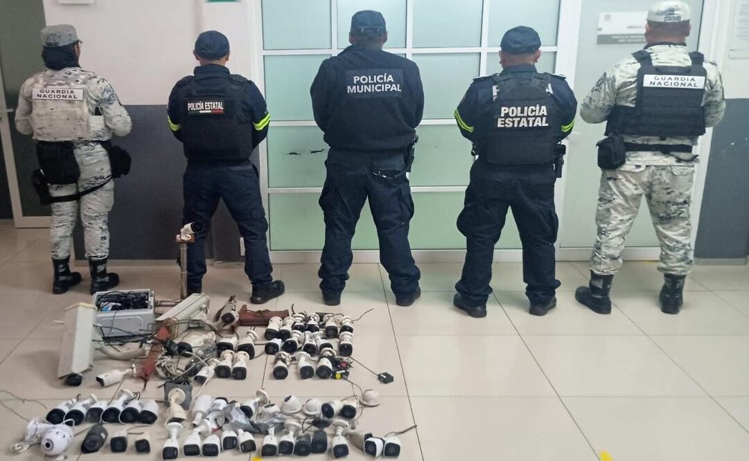 Las cámaras de videovigilancia desmanteladas pertenecían a grupos delictivos. Foto: Especial