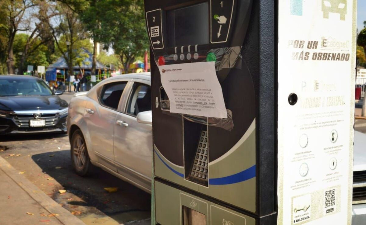 Al no estar vigente la concesión de los parquímetros queda suspendido su funcionamiento / Foto Especial