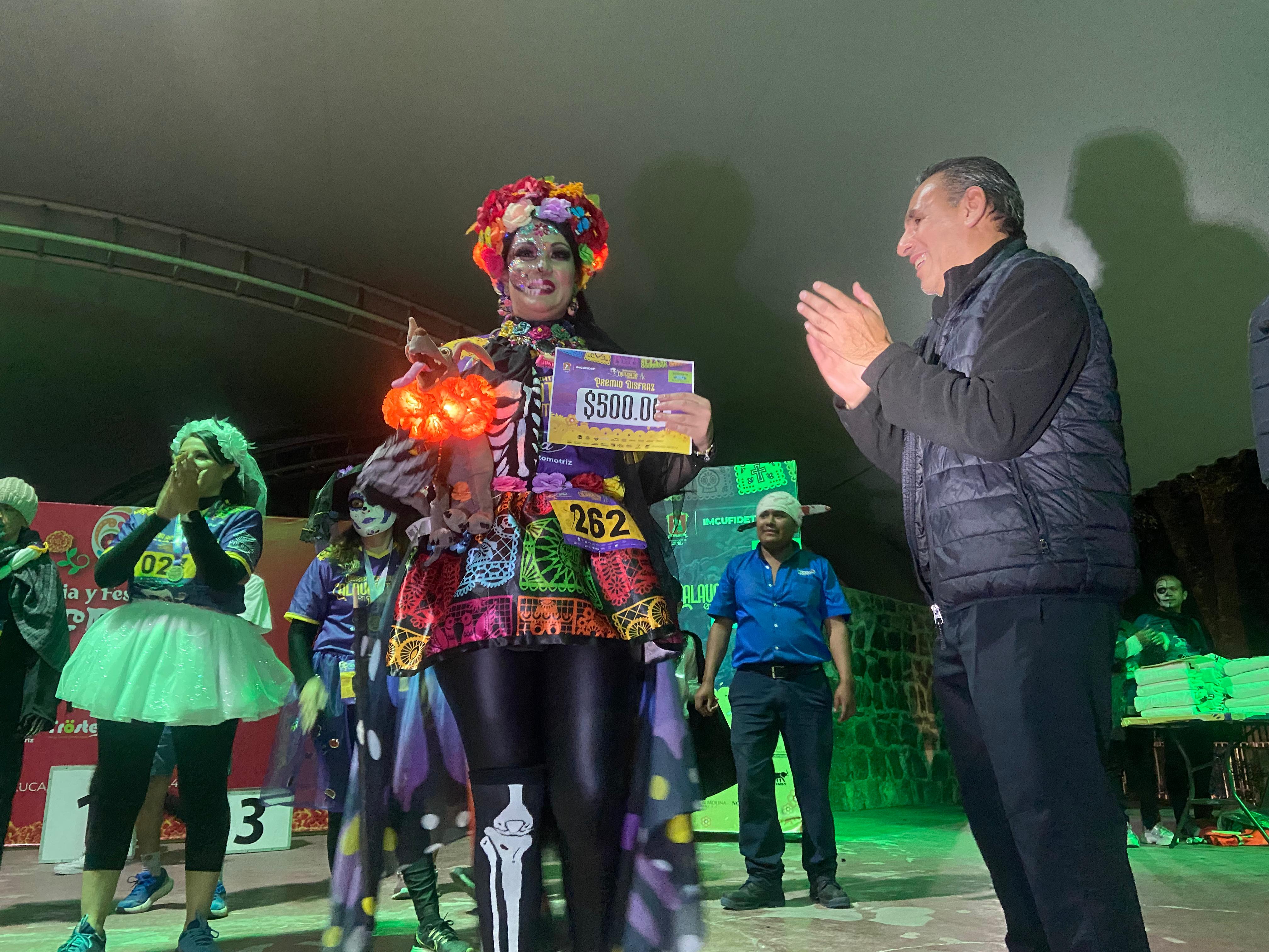 El primer lugar fue para “La Catrina de Mariposa”. Foto Hanna Santillán