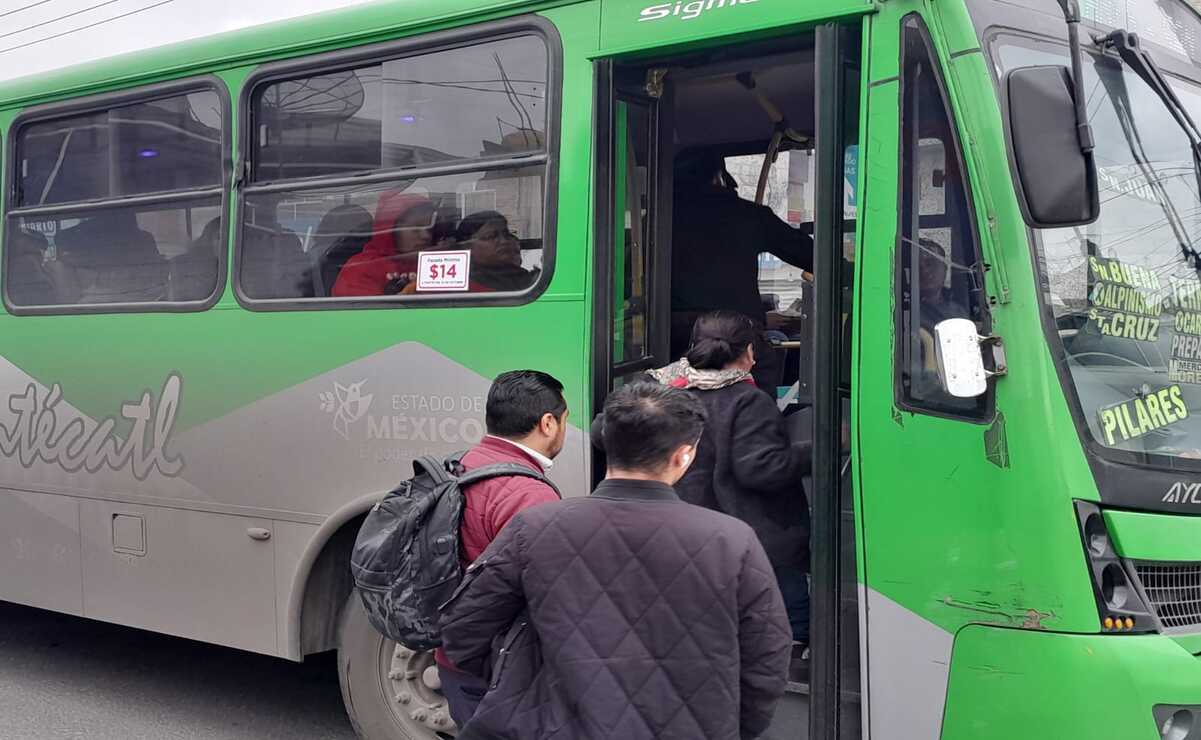 ¿Quiénes están exentos de incremento en la tarifa del transporte público en Edomex?