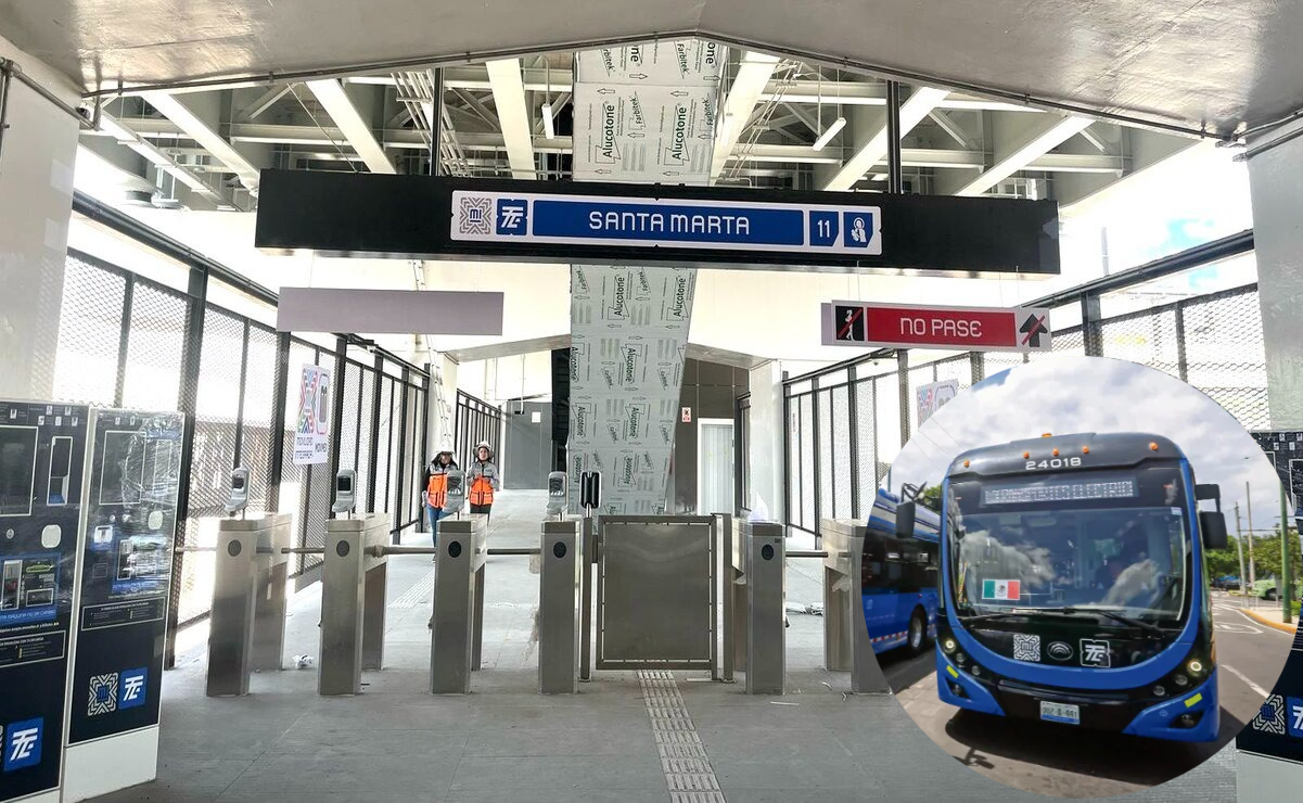 Serán 15 estaciones la que integrarán al El Trolebús elevado Santa Martha-Chalco, pero solo 10 operarán el día de su inauguración. Foto: @DanielSibaja_ / X