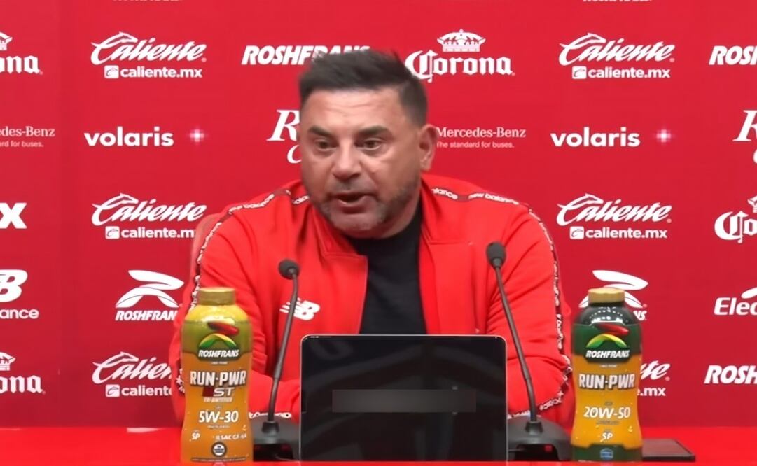 Los Diablos Rojos del Toluca vencieron 5-2 al Necaxa, un resultado que el director técnico Antonio Mohamed calificó como una muestra de carácter. Foto: Especial