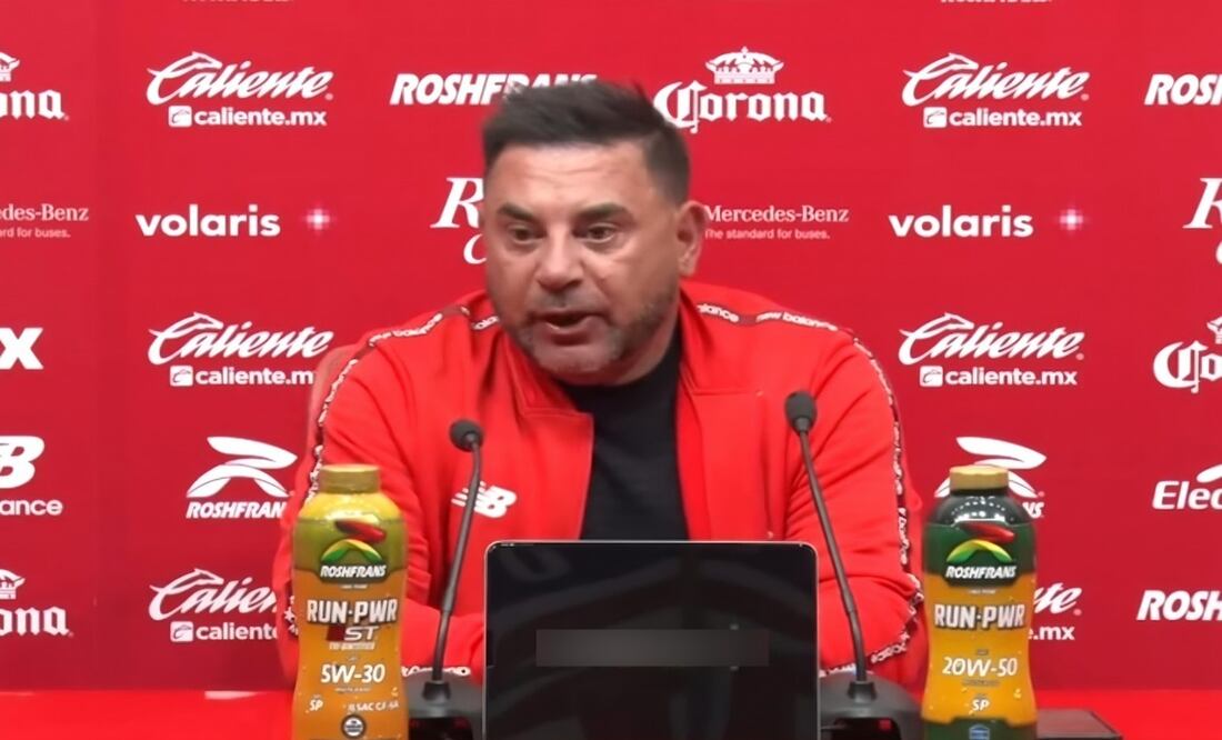 Los Diablos Rojos del Toluca vencieron 5-2 al Necaxa, un resultado que el director técnico Antonio Mohamed calificó como una muestra de carácter. Foto: Especial