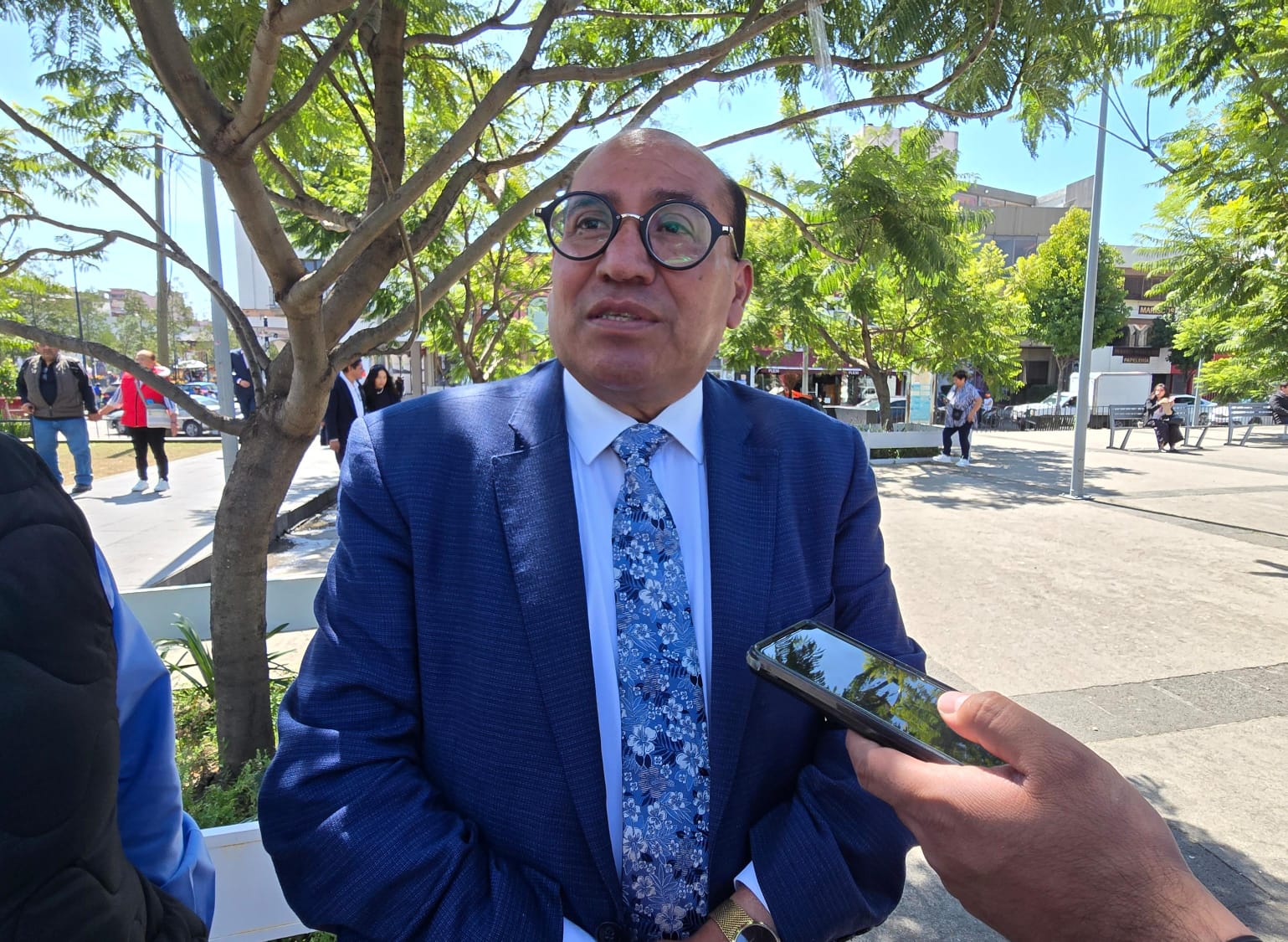 Gabino Zarza Sánchez, presidente de la Asociación de Propietarios de Funerarias del Valle de Toluca / Foto Alma Rodríguez