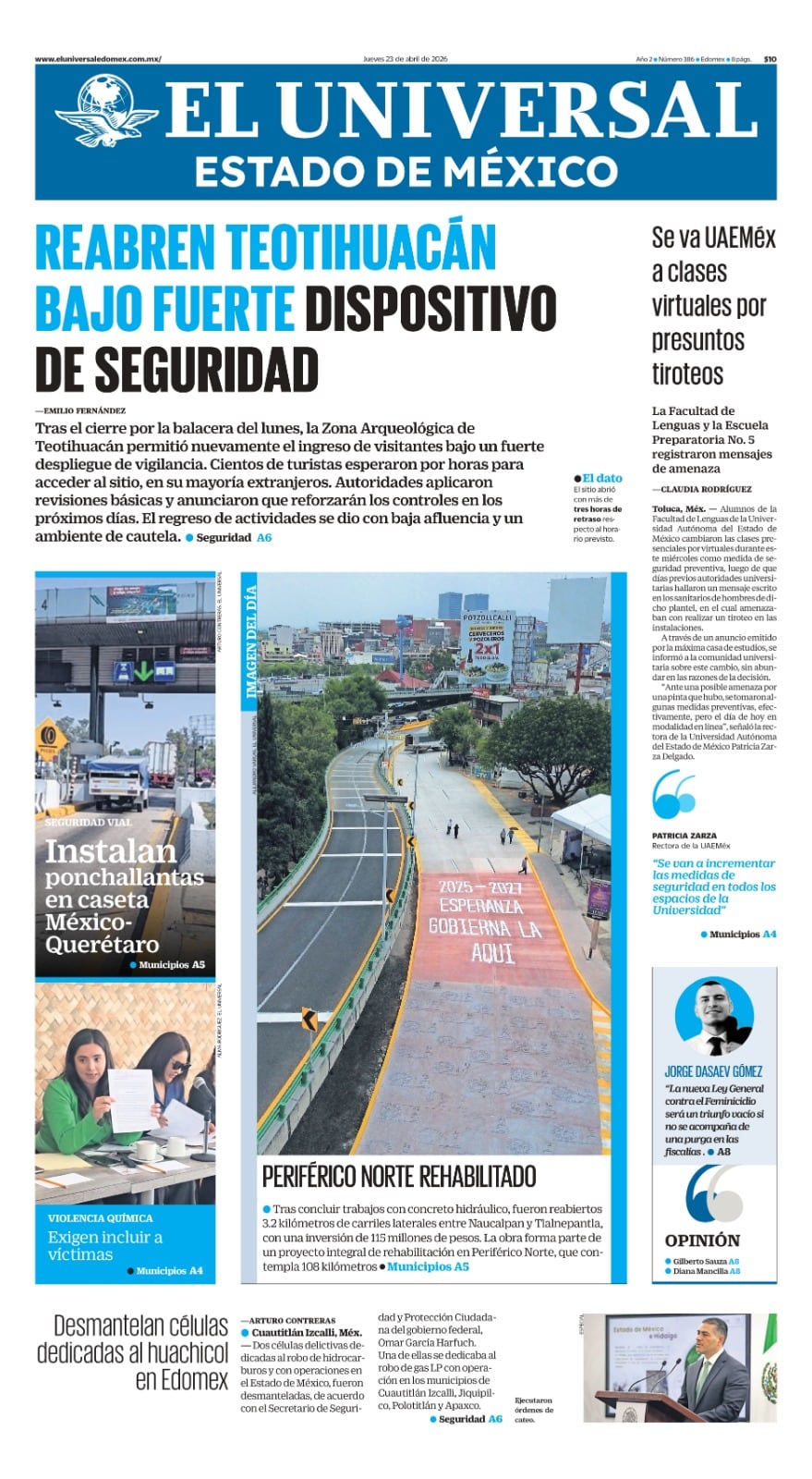 Portada 23 de abril