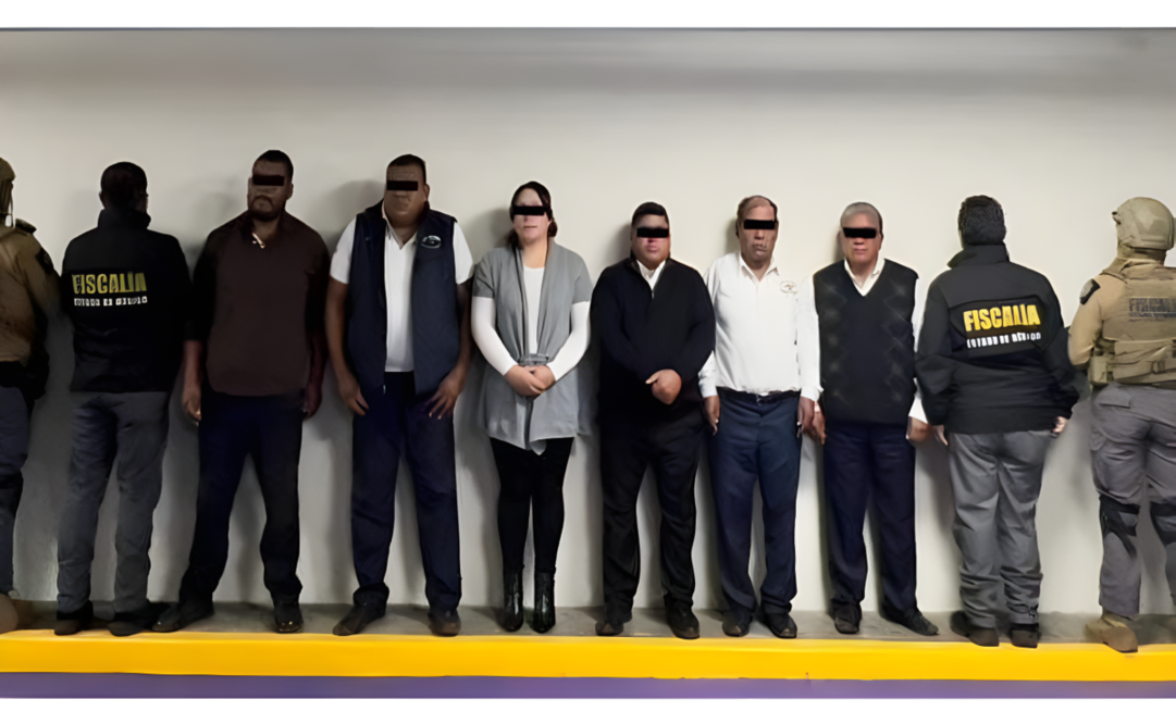 Una red de taxistas supuestamente vinculada a la organización criminal de la Familia Michoacana fue desmantelada, en el municipio de Acambay. Foto: Especial