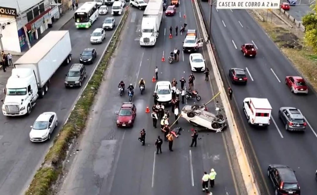 El accidente ocurrió el 24 de marzo de 2025 en Cuautitlán Izcalli, durante una persecución policial que la Fiscalía busca clasificar a menos de 60 km/h. Foto Especial