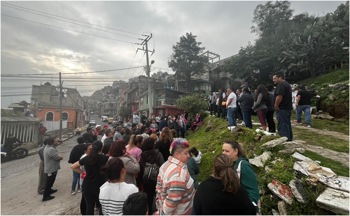 Vecinos de Naucalpan denuncian que siguen los movimientos subterráneos: “¡Fue horrible, sentí un brinco intenso!”, declaran