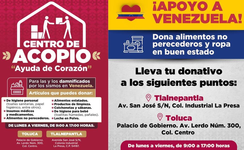 Se solicitan de manera urgente alimentos enlatados, artículos de higiene personal e insumos para bebés como leche en polvo y pañales. Foto Especial