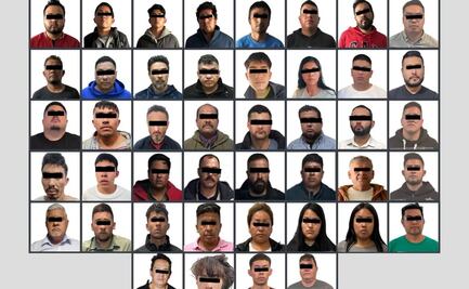 Desarticulan red de 44 falsos agentes de la Fiscalía en Edomex