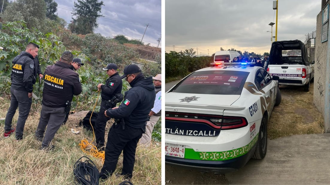 Elementos de seguridad de Cuautitlán Izcalli, en coordinación con autoridades estatales y federales, recorren a pie tierra zonas como San Lorenzo Río Tenco y la Laguna de Axotlán en busca de Jeshua Cisneros Lechuga. Foto Especial