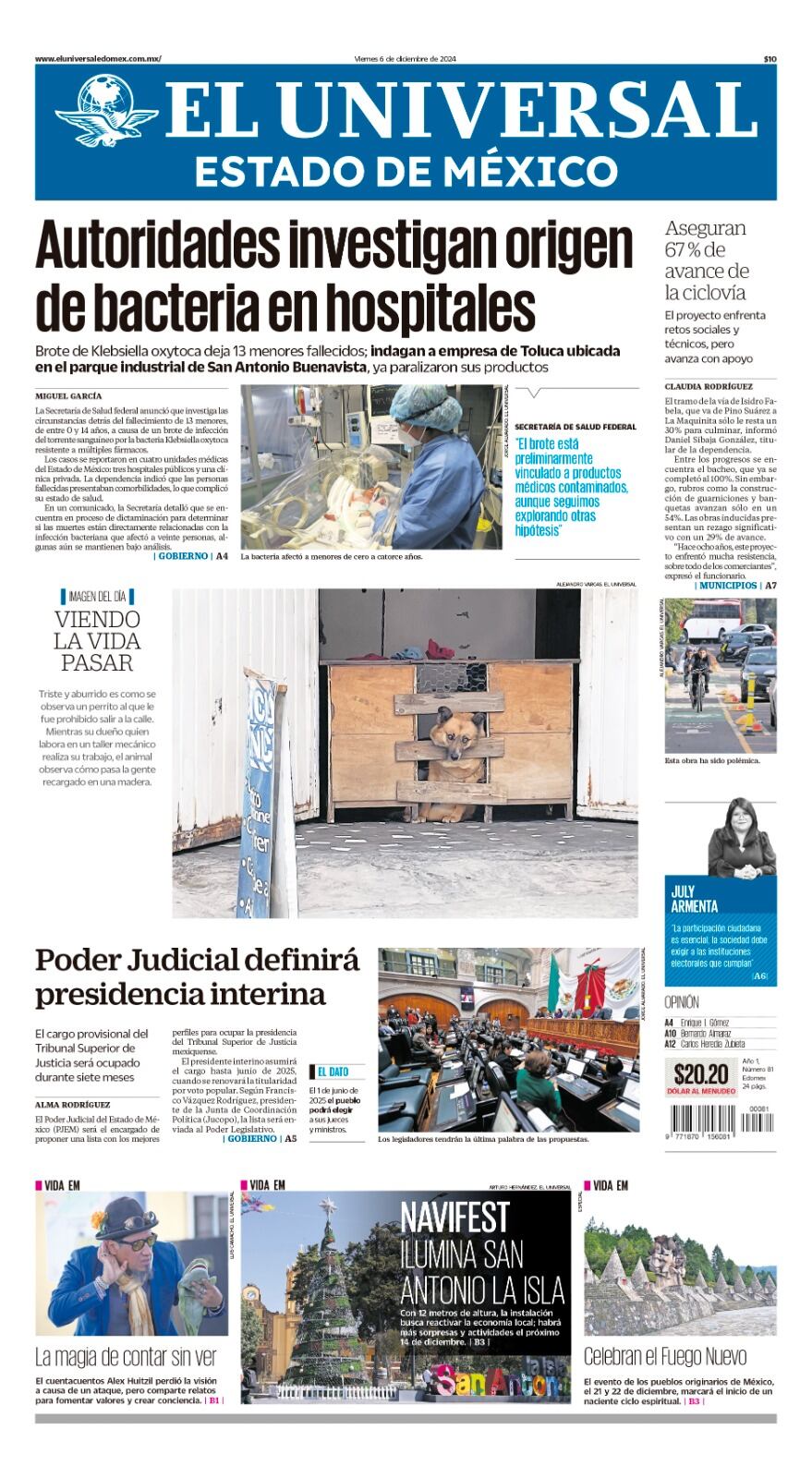 Portada Edomex 06 de diciembre