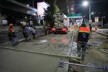 Rehabilitan laterales del Periférico Norte en Naucalpan