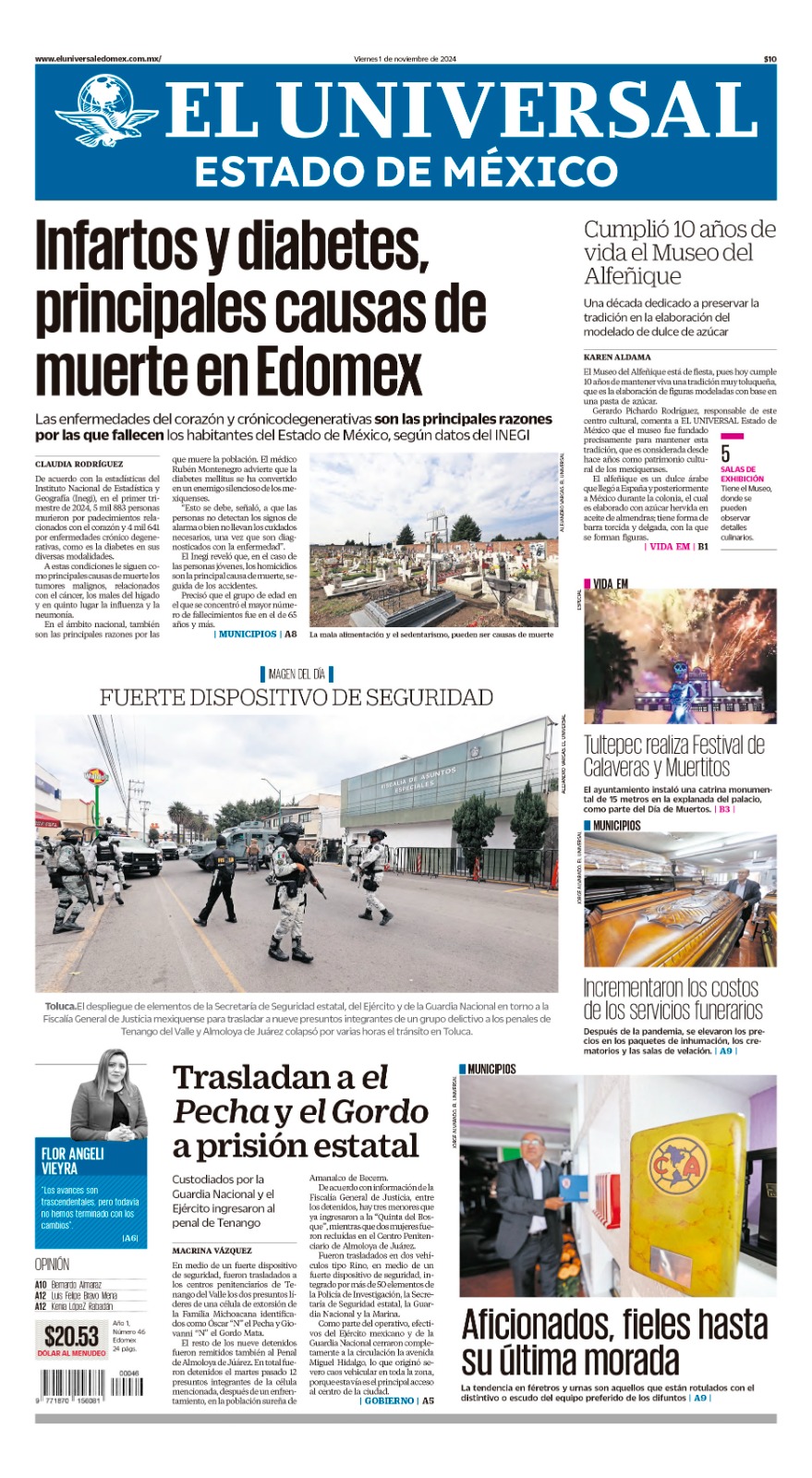 Portada 1 noviembre del 2024