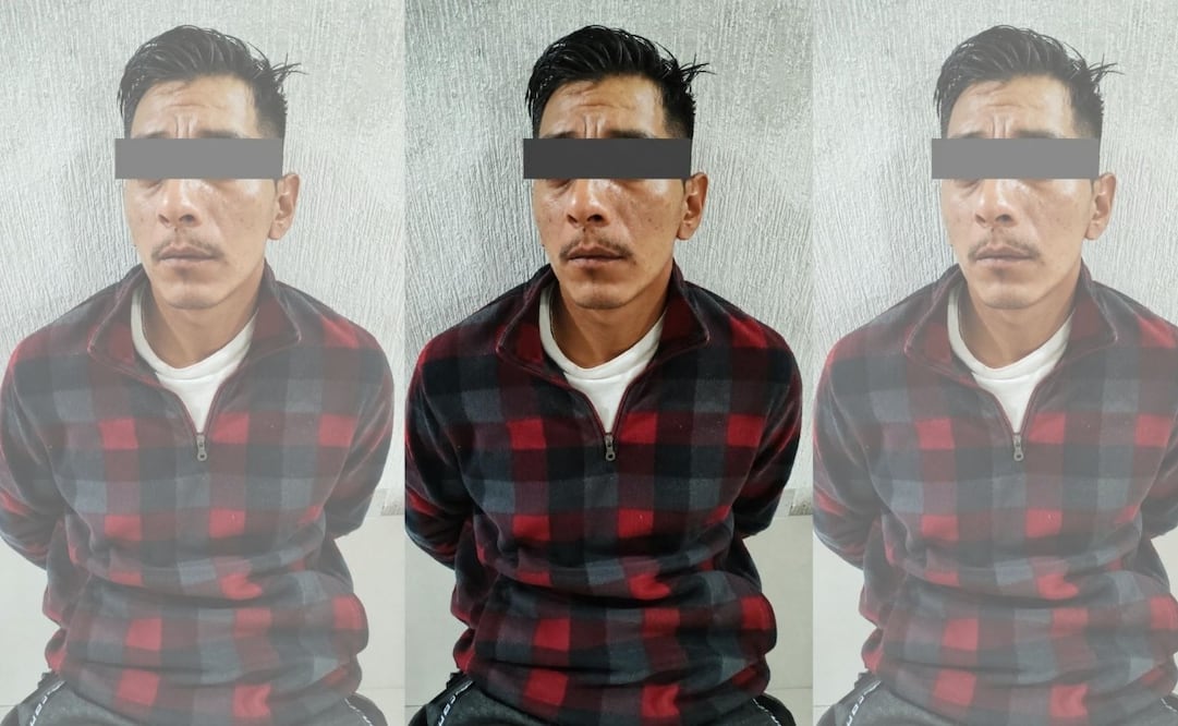 Rafael “N” fue detenido tras ser sorprendido realizando detonaciones con un arma de fuego larga en Tlalnepantla. Foto especial