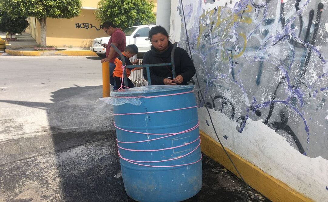 Más de 100 mil habitantes de colonias del centro y oriente del municipio continúan sin servicio de agua potable. Foto: Especial