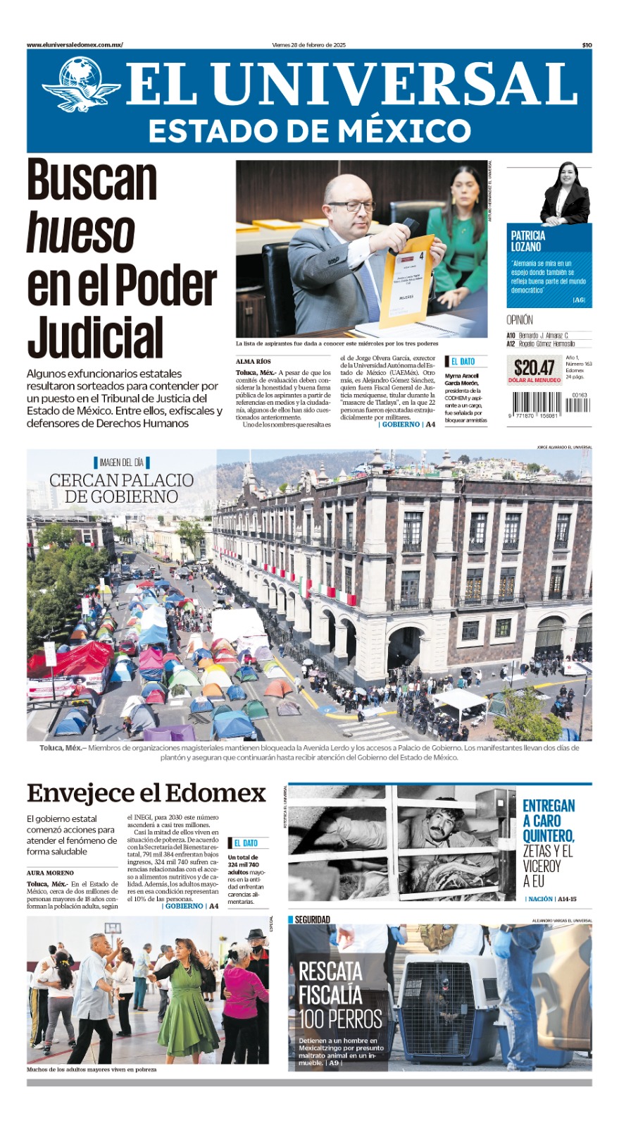 Portada 28 de febrero 2025