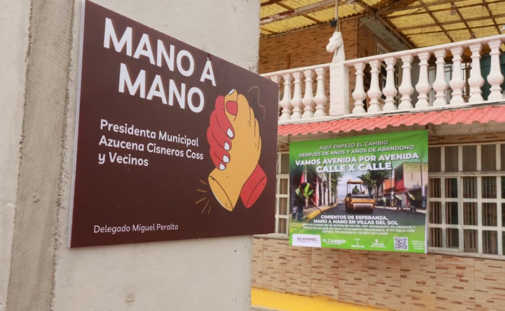 El programa comunal "Mano a Mano" permitió un ahorro histórico de 11 millones de pesos al aportar el gobierno el material y los colonos la mano de obra. Foto Especial