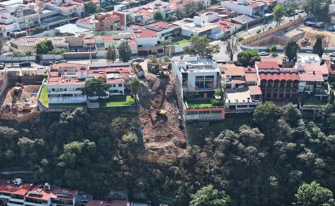 Más de una veintena de edificios y nuevos desarrollos inmobiliarios irregulares están dañando el Área Natural Protegida de barranca San Joaquín. Foto: Especial