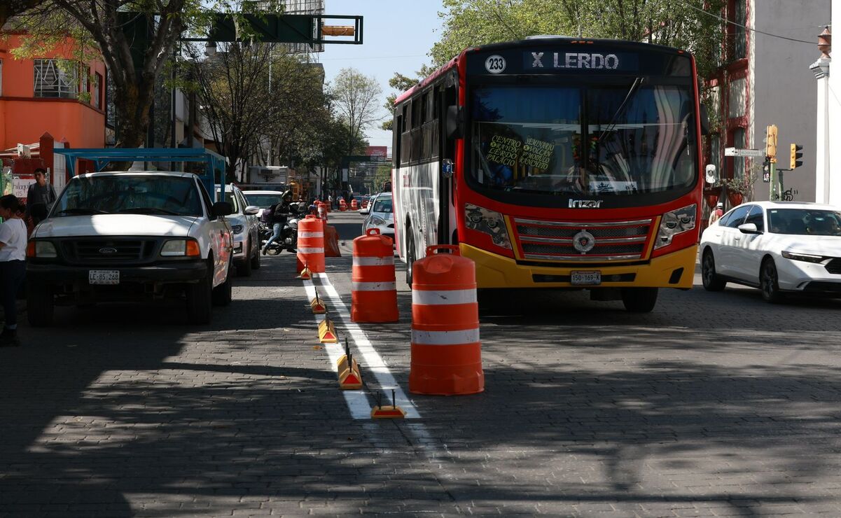 Toluca comienza nuevo carril confinado para agilizar el transporte público