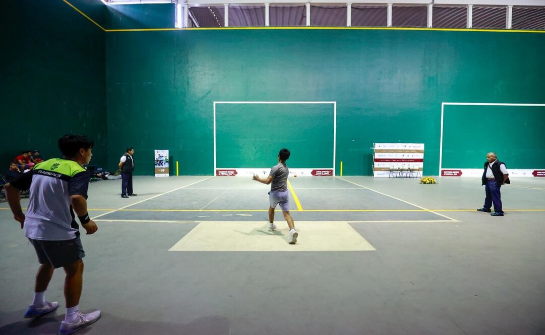 La delegación de Pelota Vasca del Estado de México afina los últimos detalles en su preparación para la Olimpiada Nacional 2025 / Foto: Alejandro Vargas
