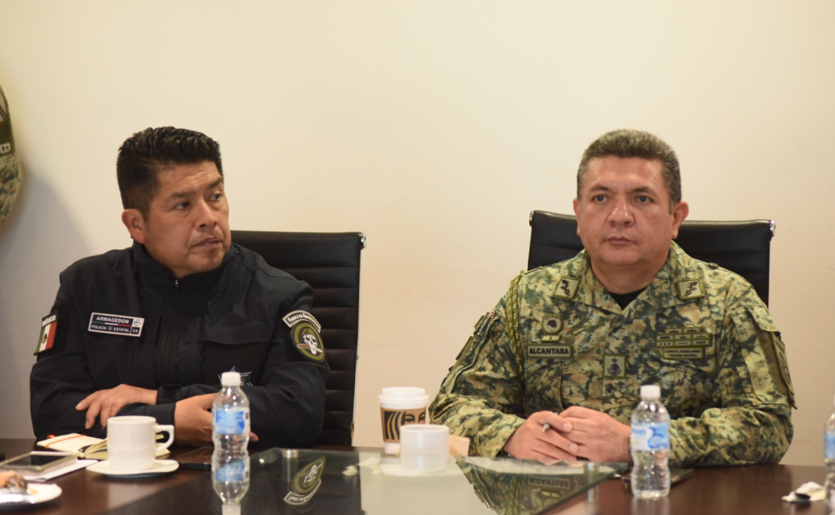 Coordinación en marcha. Autoridades de Sedena, GN y SSEM se reúnen para fortalecer la seguridad en Ecatepec.: Especial