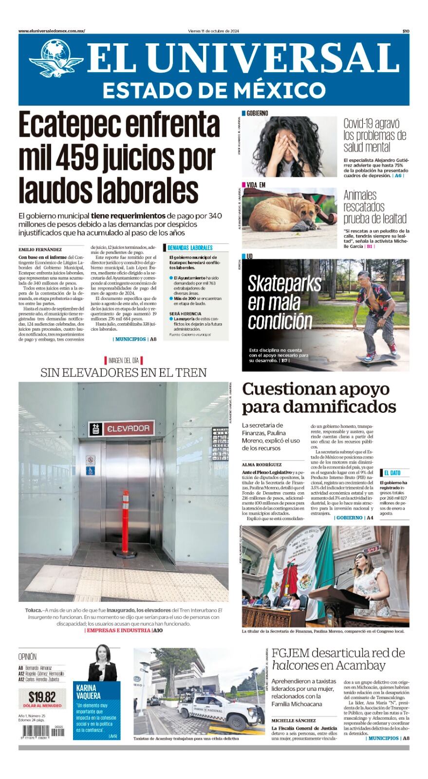 Portada 11 de octubre del 2042