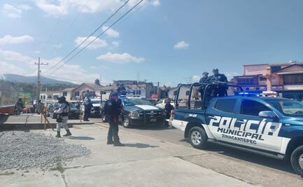 ¡Tensión en Zinacantepec! Operativo masivo tras amenaza de grupo armado en mercado