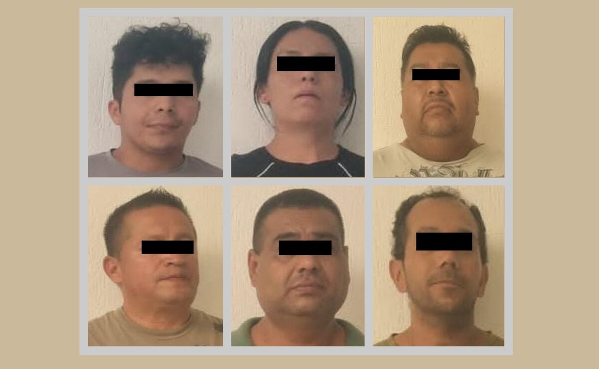 Los detenidos son presuntos integrantes de una banda dedicada al robo de vehículos con violencia / Foto Especial