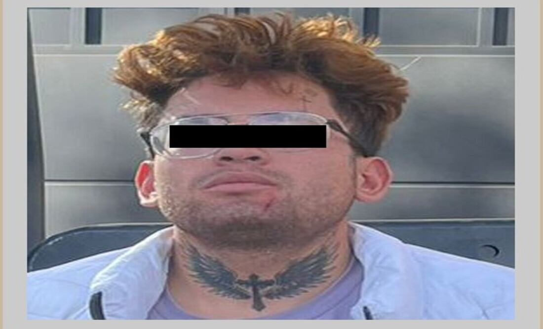 Elementos de la SSEM detuvieron al probable implicado Foto/ Especial