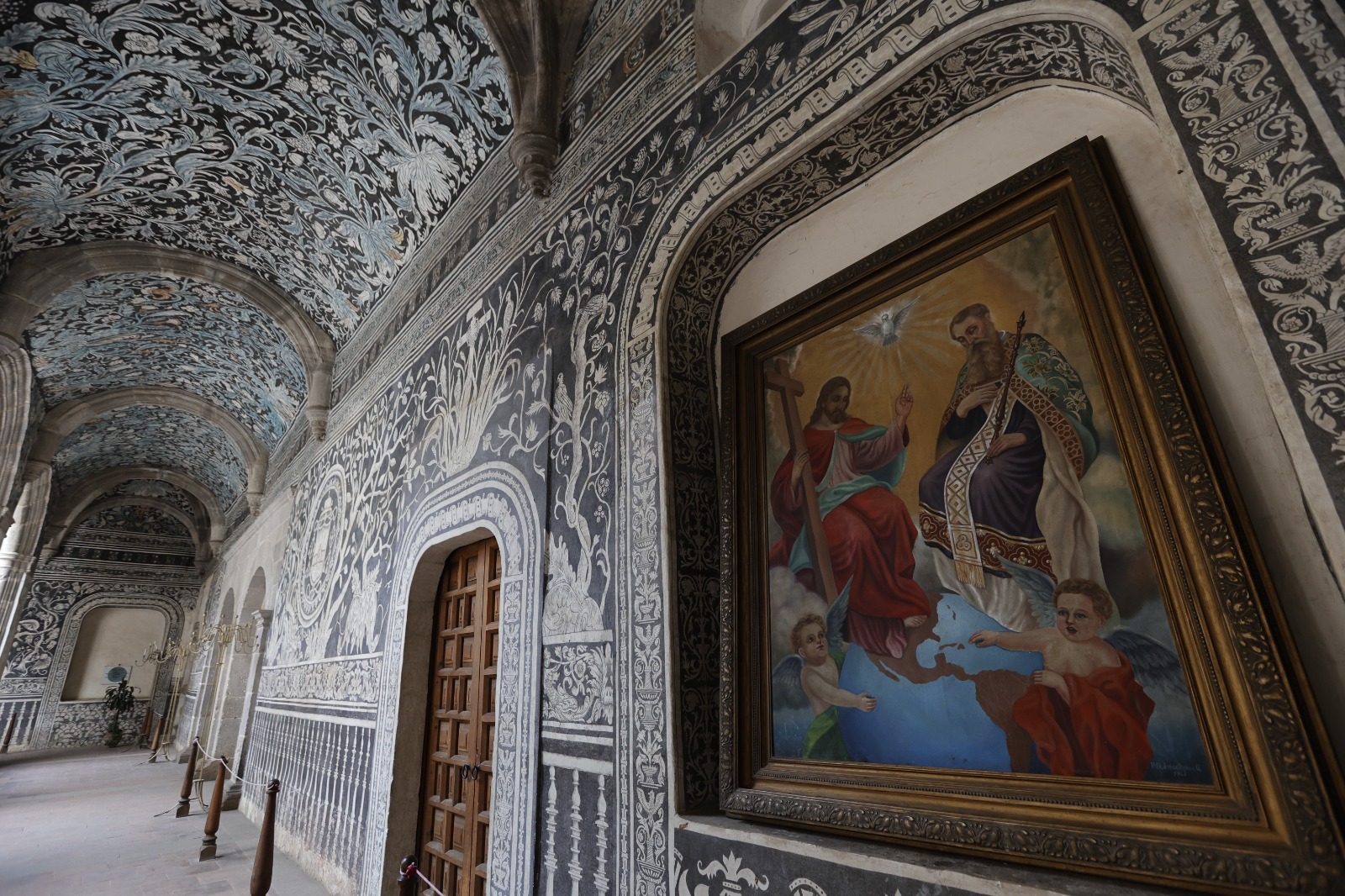 Sus murales del siglo XVI narran pasajes bíblicos y contienen detalles iconográficos únicos. Foto Jorge Alvarado