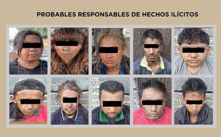 VIDEO: Cae banda de 10 presuntos roba-tráileres tras cerco del C5 en Acolman