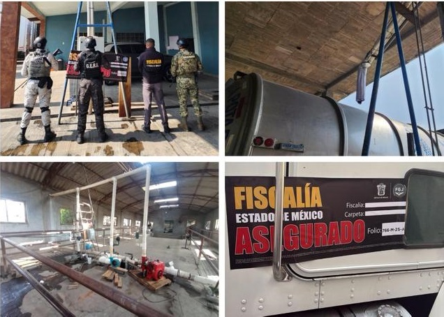 En la Operación Caudal participaron la FGJEM, Sedena, Marina y Guardia Nacional. Foto Especial