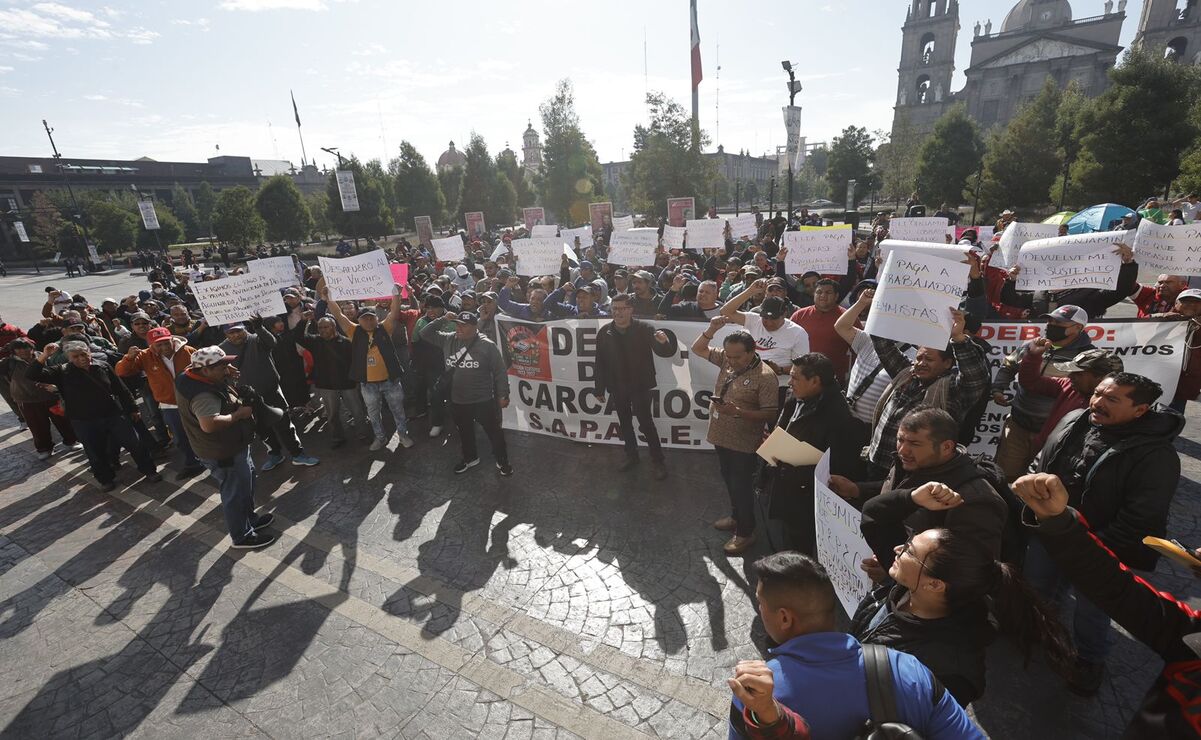 Piden una audiencia con la gobernadora Delfina Gómez / Foto Jorge Alvarado