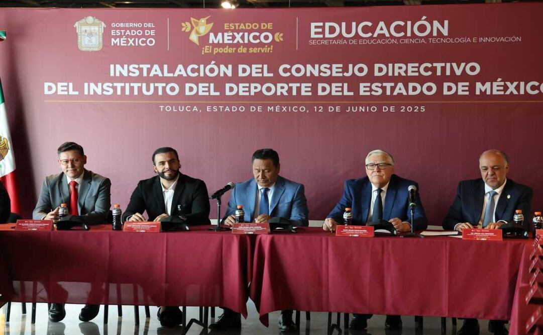 Fue instalado el consejo Directivo del Instituto del Deporte del Estado de México / Foto: Roberto Guerrero