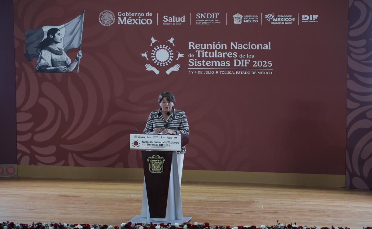 Delfina Gómez Álvarez encabeza Reunión Nacional de Sistemas DIF 2025 en Edomex 