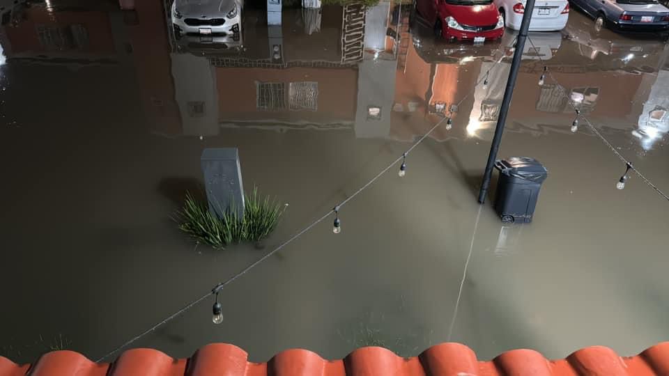 Los habitantes reportaron la inundación en redes sociales. Foto especial