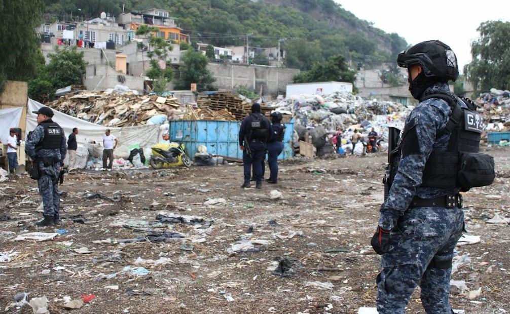 Personal municipal inició los trabajos de limpieza y recuperación del espacio, mientras se refuerza la vigilancia para evitar reincidencias. Foto Especial