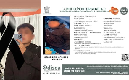 ¡Asesinan a César! Joven de 17 años hallado muerto a balazos en Tianguistenco