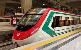 ¿Viajas tarde? Estas son las horas de salida del primer y último tren en el AIFA y Buenavista