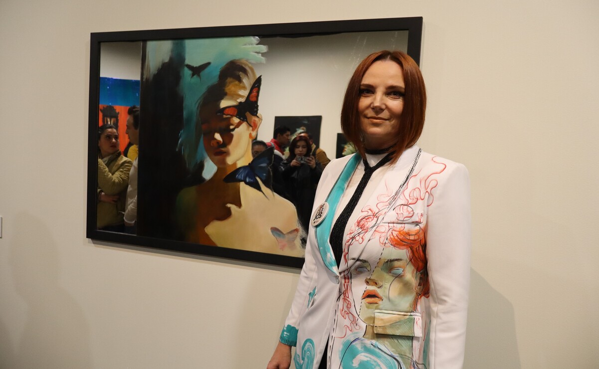 Anastasia Sergeevna explica que cada obra es una ventana a un universo interior. Foto: Karen Aldama