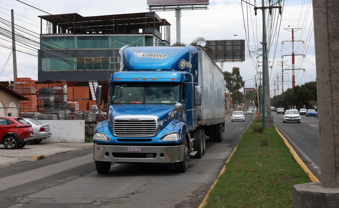 En el Estado de México, el transporte de mercancías es una actividad de alto riesgo para las empresas. Foto: Alejandro Vargas / El Universal Estado de México
