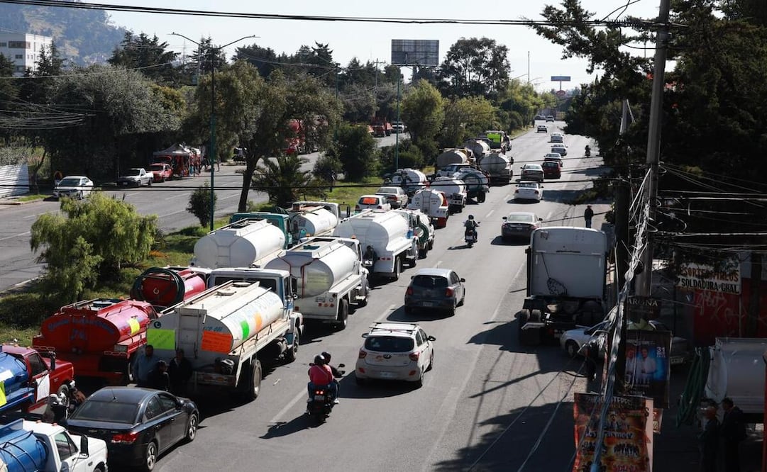 Protestan en contra de la Operación Caudal que intervino en pozos y tomas clandestinas en 48 municipios / Foto Alejandro Vargas