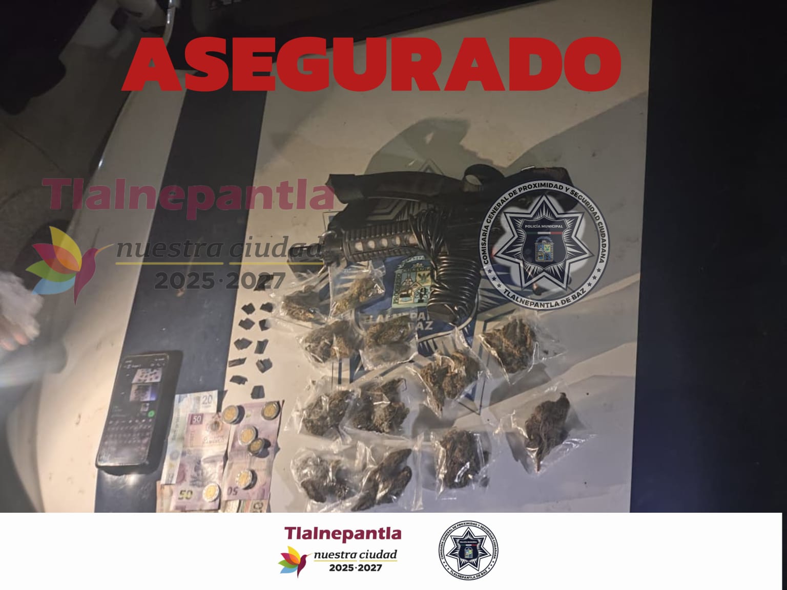 Les aseguraron drogas / Foto Especial
