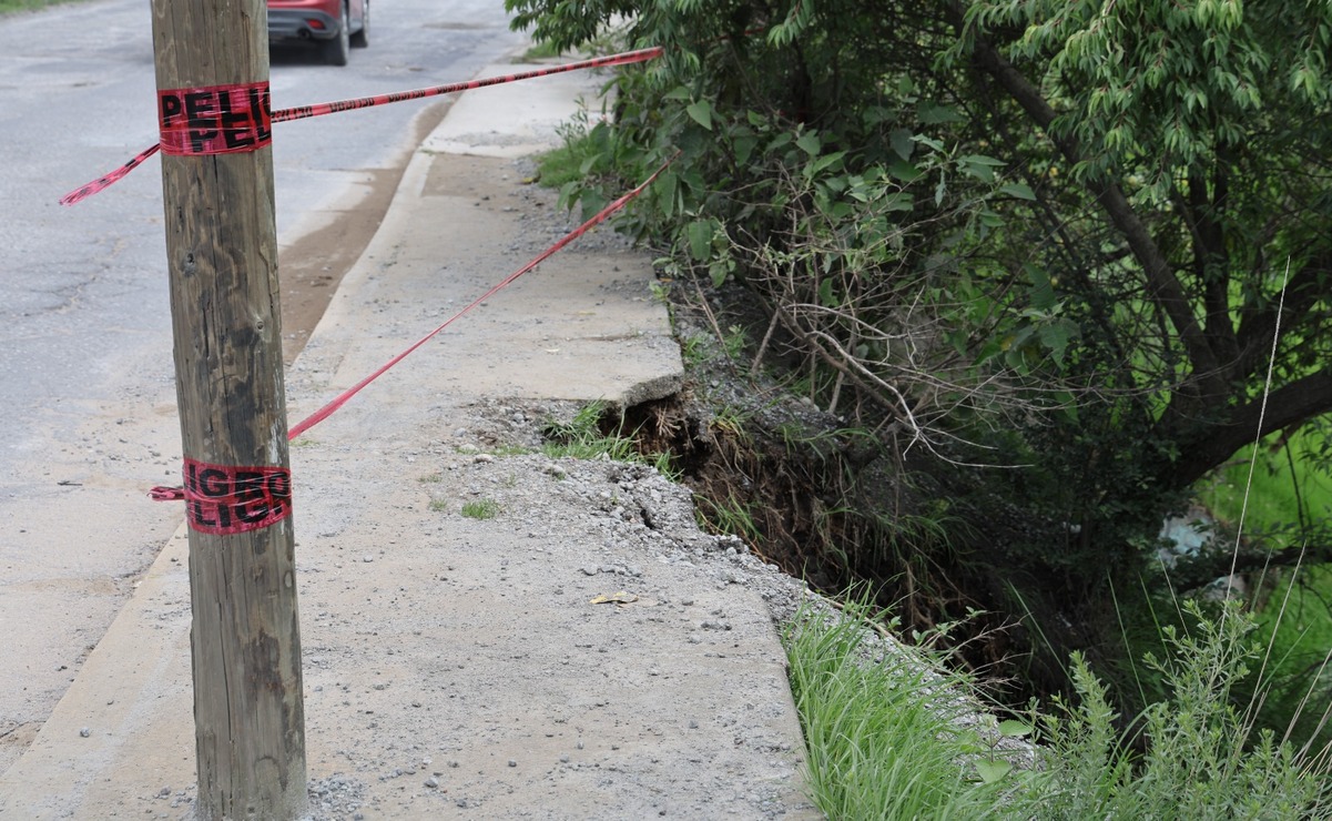 Temor en Temoaya: Vecinos alertan riesgo de colapso de puente por socavón