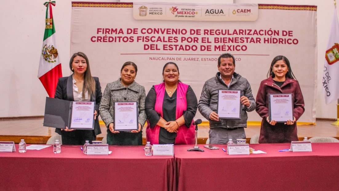 La CAEM implementa mecanismos flexibles de pago para fortalecer la infraestructura hidráulica en 23 municipios mexiquenses. Foto Especial